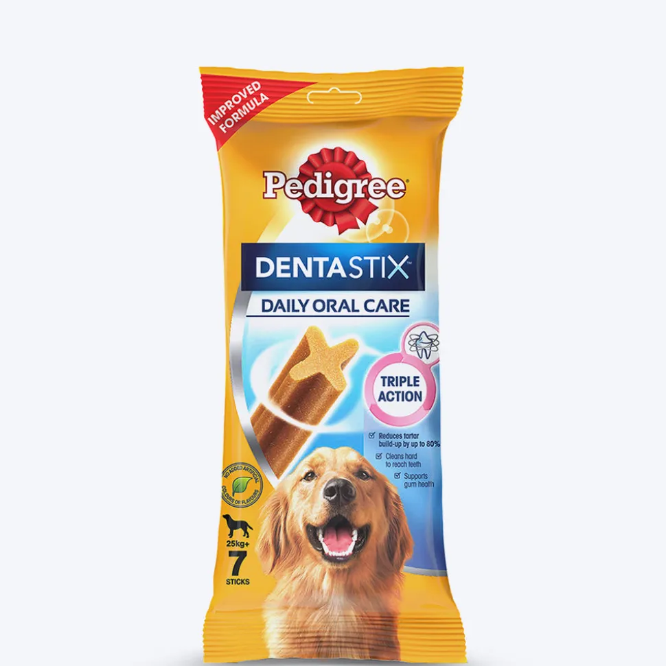 Pedigree Dentastix Oral Care Dog Treat Weekly Pack For Large Breed - 270 g