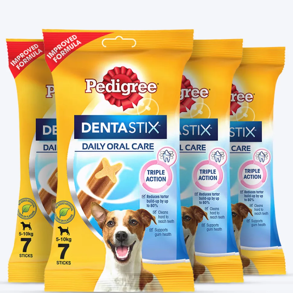 Pedigree Dentastix Oral Care Dog Treat Weekly Pack For Small Breed - 110 g