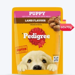 Pedigree Lamb Chunks In Gravy Puppy Wet Food - 70 g