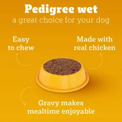 Pedigree Lamb Flavour Chunks In Gravy Puppy Wet Dog Food - 130 g