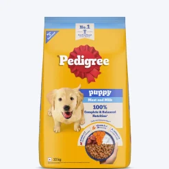 Pedigree Meat & Milk Puppy Dry Dog Food (Contains 37 Essential Nutrients)