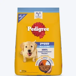 Pedigree Meat & Milk Puppy Dry Dog Food (Contains 37 Essential Nutrients)