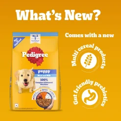 Pedigree Meat & Milk Puppy Dry Dog Food (Contains 37 Essential Nutrients)