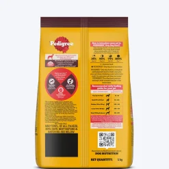 Pedigree Meat & Rice Dry Food For Adult Dog