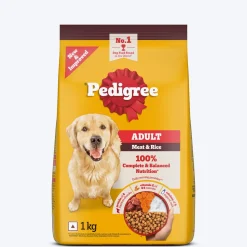 Pedigree Meat & Rice Dry Food For Adult Dog