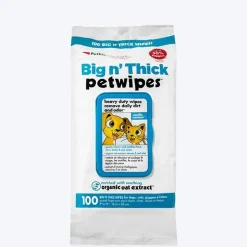 Petkin Big n' Thick Wipes for Dogs & Cats - 100 Counts