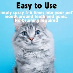 Petkin Plaque Spray - Dental Care Solution for Dogs and Cats - 120 ml