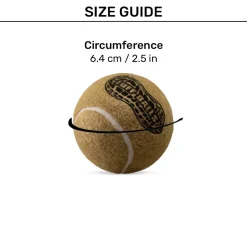 Petsport Tuff Balls - Peanut Butter (Pack Of 2)