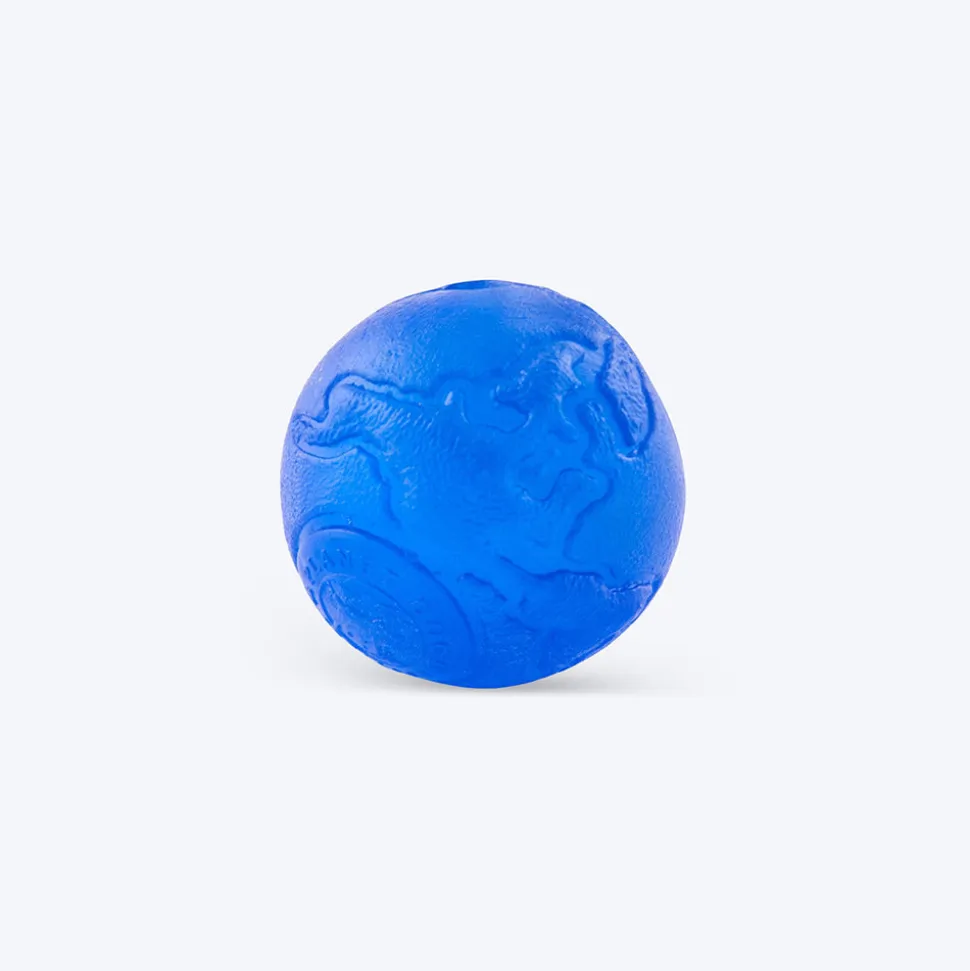 Petstages Orbee-Tuff Planet Treat Dispensing Ball Interactive Dog Toy - Royal Blue - M