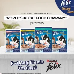 Purina Felix Gravy Lover Tuna Wet Food For Cat - 70 gm