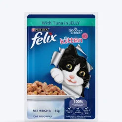 Purina Felix With Tuna In Jelly Kitten Wet Food - 85 g