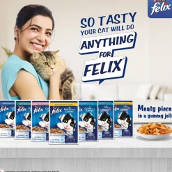 Purina Felix With Tuna In Jelly Adult Cat Wet Food - 85 g