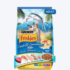 PURINA FRISKIES Seafood Sensations Tuna Salmon, Snapper, Crab With Shrimp Dry Cat Food