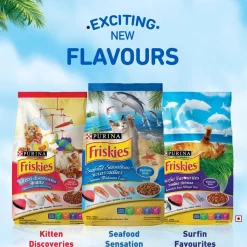 PURINA FRISKIES Seafood Sensations Tuna Salmon, Snapper, Crab With Shrimp Dry Cat Food