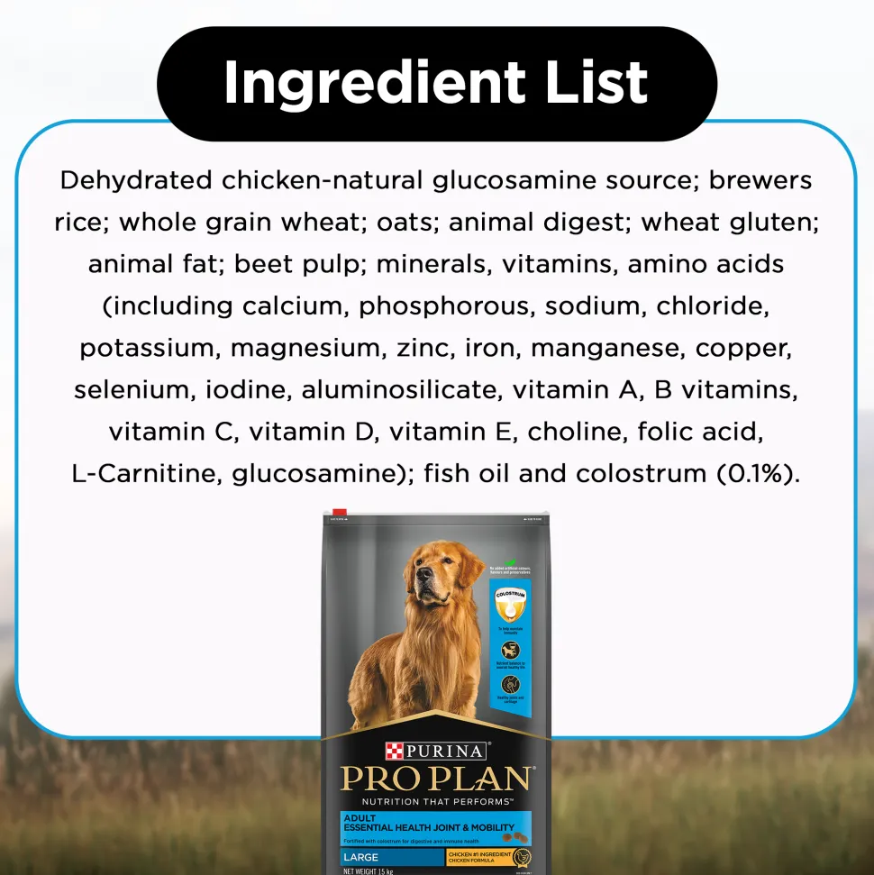 PURINA PRO PLAN Essential Health Joint & Mobility Large Breed Dry Food For Adult Dog