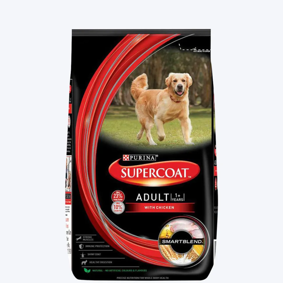 PURINA SUPERCOAT Adult (All Breed) Dry Dog Food - Chicken