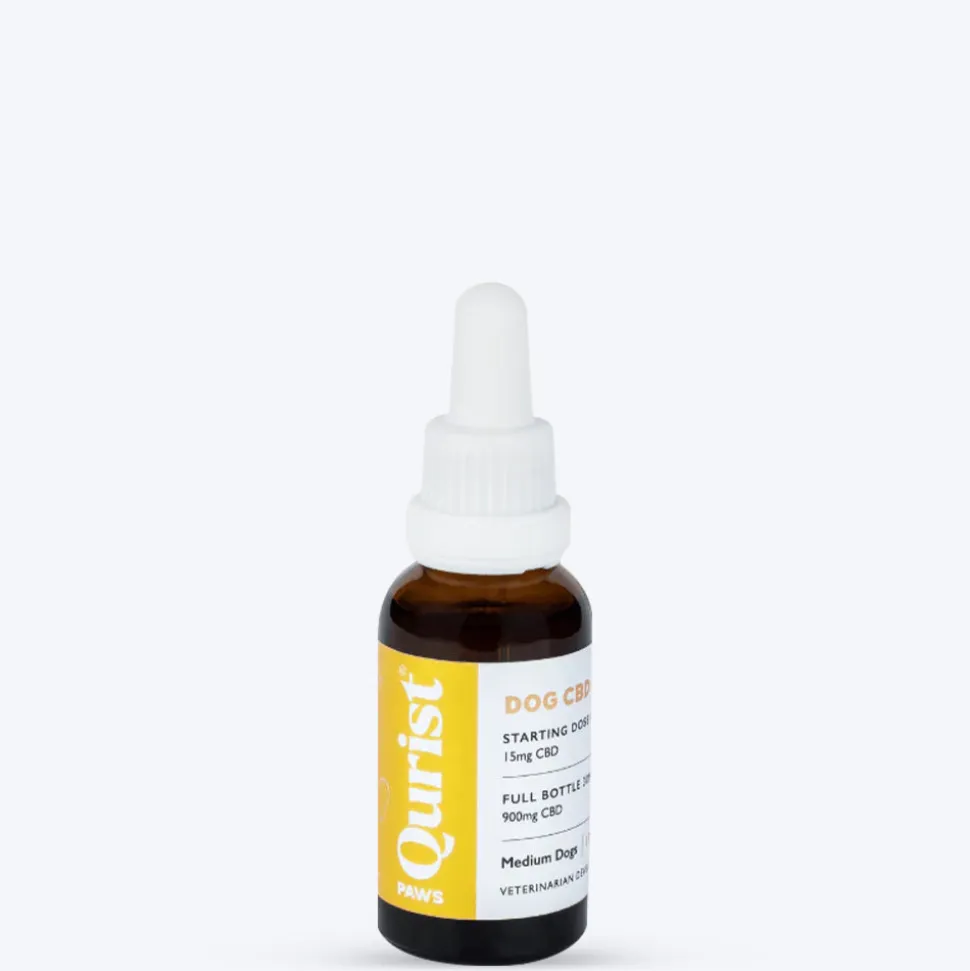 Qurist CBD Oil For Medium Dog (10-25 kg) - 900 mg - 30 ml