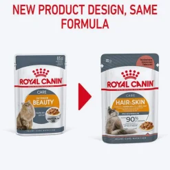 Royal Canin Hair & Skin Care In Gravy Adult Cat Wet Food - 85 g