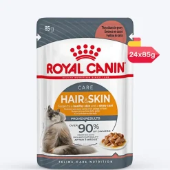 Royal Canin Hair & Skin Care In Gravy Adult Cat Wet Food - 85 g