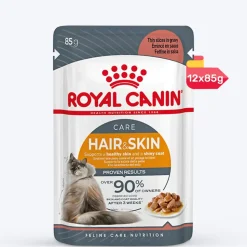 Royal Canin Hair & Skin Care In Gravy Adult Cat Wet Food - 85 g