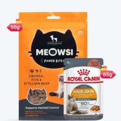 Royal Canin Hair & Skin Care In Gravy Adult Cat Wet Food - 85 g