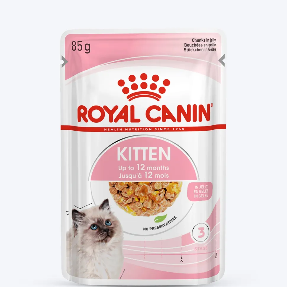 Royal Canin Kitten Jelly Wet Cat Food - 85 g packs