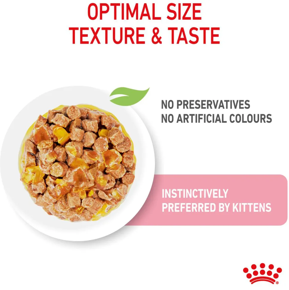 Royal Canin Kitten Jelly Wet Cat Food - 85 g packs