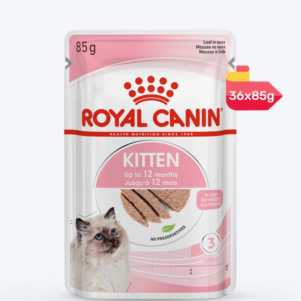 Royal Canin Loaf Wet Kitten Food - 85 g packs
