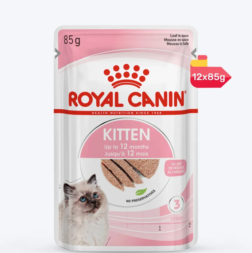 Royal Canin Loaf Wet Kitten Food - 85 g packs