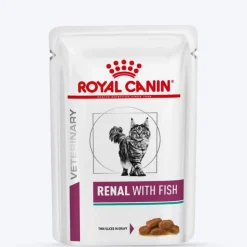 Royal Canin Renal With Fish Veterinary Diet Wet Food For Cat - 85 gm