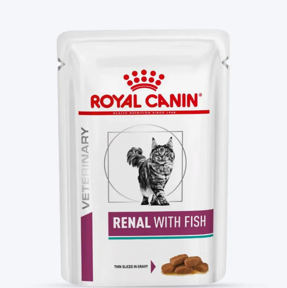 Royal Canin Renal With Fish Veterinary Diet Wet Food For Cat - 85 gm