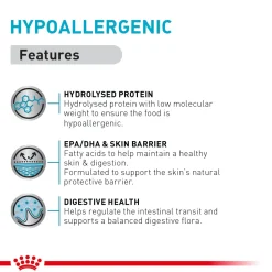 Royal Canin Veterinary Hypoallergenic Dry Food For Cat - 2.5 kg
