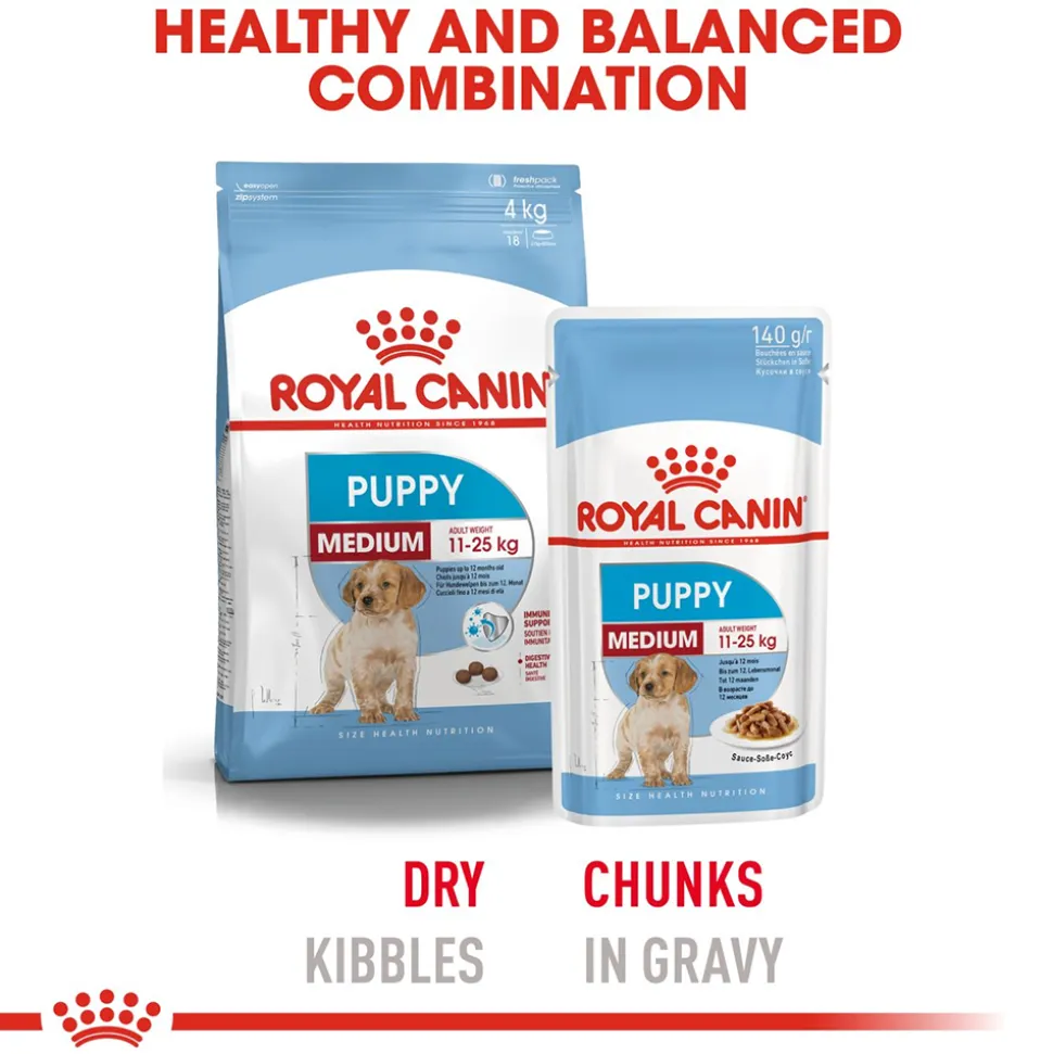 Royal Canin Puppy Medium Wet Puppy Food - 140 g