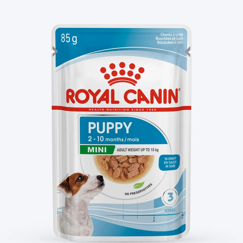 Royal Canin Puppy Mini Wet Puppy Food (1-10kg) - 85 g packs