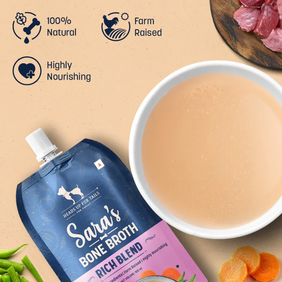 Sara's Bone Broth Trial Pack - 450 ml (150 ml Each)