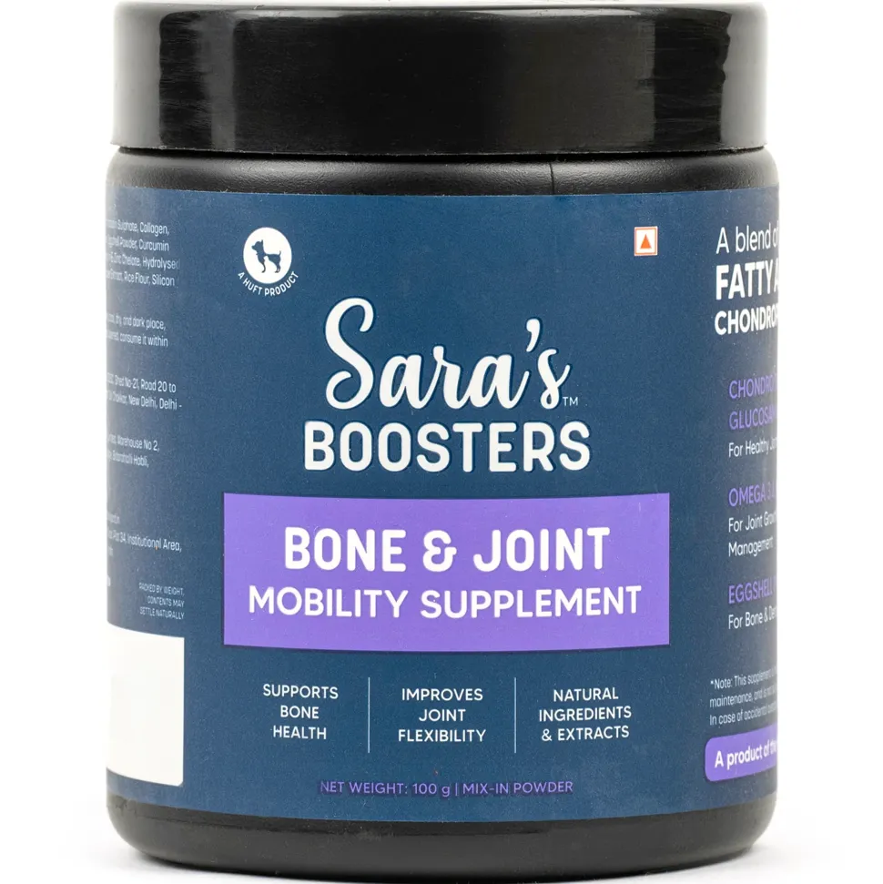Sara's Boosters Bone & Joint Mobility Supplement For Dogs - 100 g