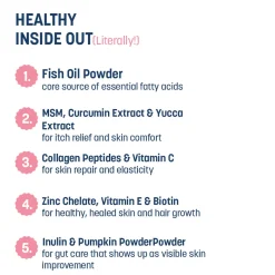 Sara's Boosters Skin & Coat Health Supplement For Dogs - 100 g