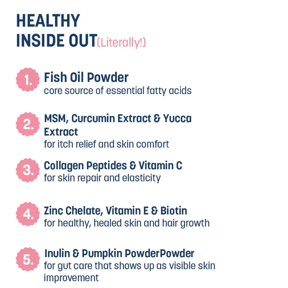 Sara's Boosters Skin & Coat Health Supplement For Dogs - 100 g