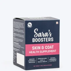 Sara's Boosters Skin & Coat Health Supplement For Dogs - 100 g