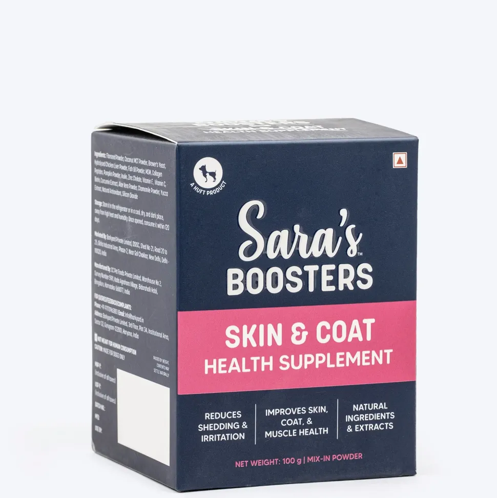 Sara's Boosters Skin & Coat Health Supplement For Dogs - 100 g