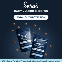Sara's Daily Probiotic Chews: Gut & Digestive Support - 70 g