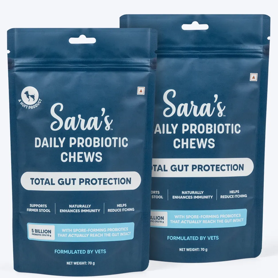 Sara's Daily Probiotic Chews: Gut & Digestive Support - 70 g