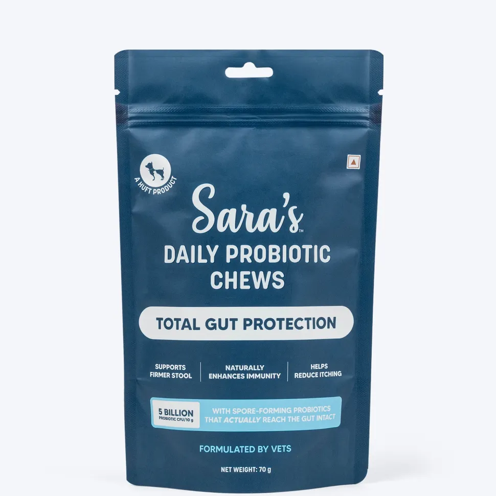 Sara's Daily Probiotic Chews: Gut & Digestive Support - 70 g