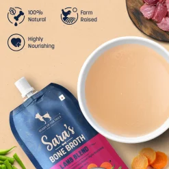 Sara's Lamb Blend Bone Broth For Dogs - 150 ml