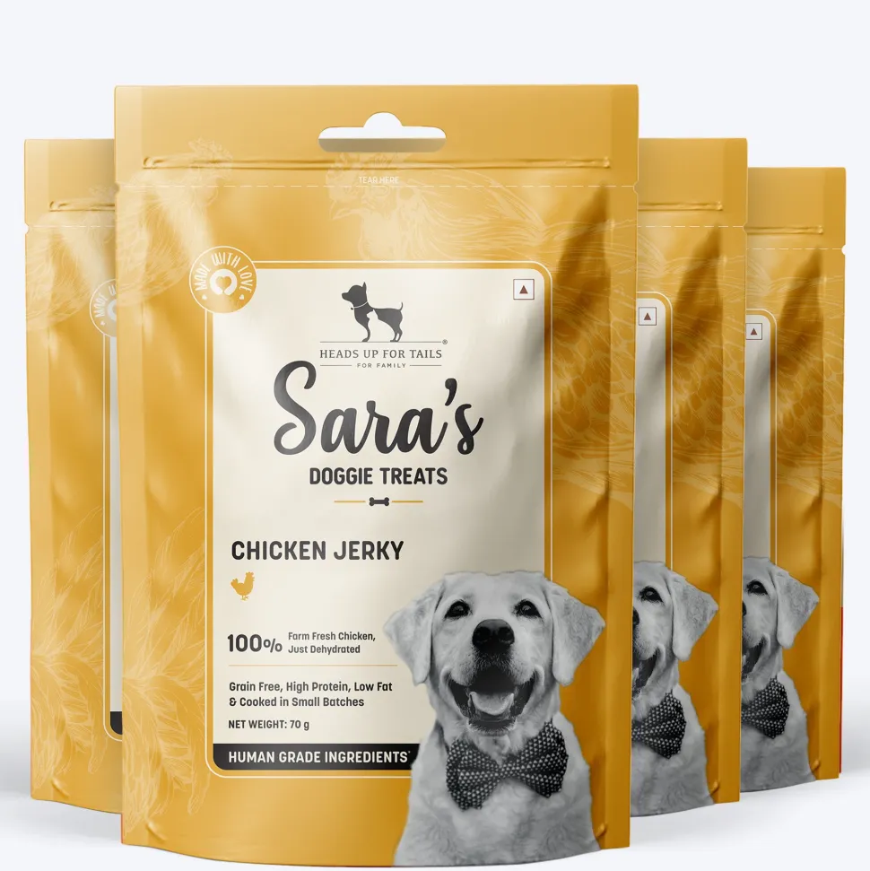 Sara's Chicken Jerky Dog Treats Human-Grade Grain-Free 70g