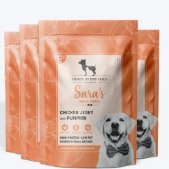 Sara's Chicken Jerky with Pumpkin Dog Treats Grain-Free - 70g