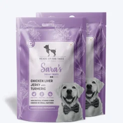Sara's Chicken Liver Jerky with Turmeric Dog Treats 70g
