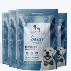 Sara's Dehydrated Anchovies Dog Treats Omega-3 - 70g