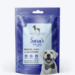Sara's Dehydrated Chicken Jerky with Blueberry Dog Treats 70g