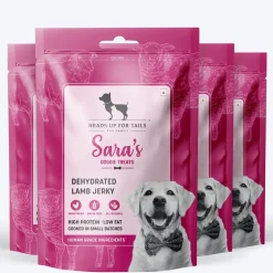 Sara's Dehydrated Lamb Jerky Dog Treats Single-Ingredient 70g